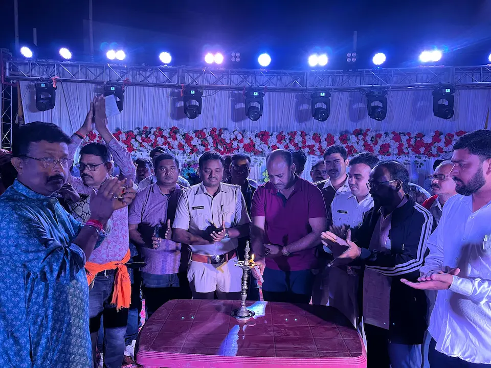 राधानगर गांव में रामनवमी के मौके पर आयोजित कार्यक्रम का हुआ उद्घाटन