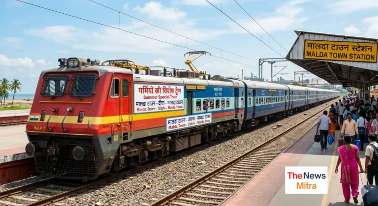 मालदा टाउन से दीघा और उधना के बीच चलेंगी समर स्पेशल ट्रेनें