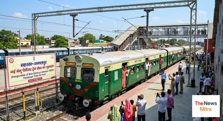 सहरसा और जमालपुर के बीच नई मेमू ट्रेन सेवा शुरू, देखें पूरा टाइम टेबल