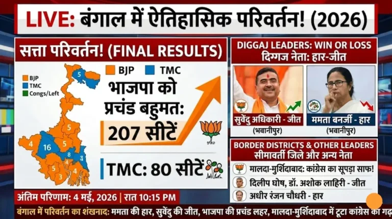 Final Result West Bengal Election