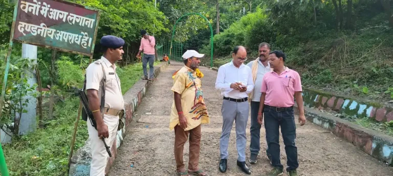 जायजा लेते अनुमंडल पदाधिकारी राजमहल